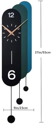Modern Minimalist Wall Clock, Silent Non-Ticking Quartz Clock - Image 2