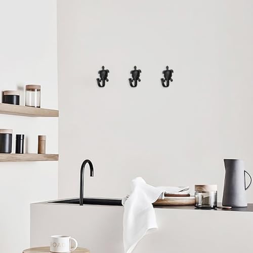 10 Pack Coat Hooks Wall Hooks, Octopus Decorative Wall Mounted Hooks Rustic - Image 6