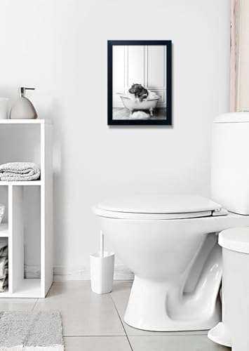 Funny Hippo in Bathtub Framed Wall Art - Image 7