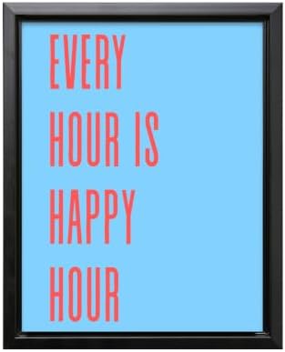 InkFlow Posters Every Hour Happy Hour Canvas Poster by InkFlowPosters