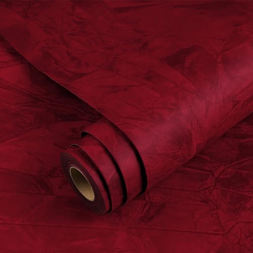 Yenhome 17.7"X200" Red Wallpaper by Yenhome