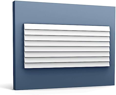 Orac Decor 9-7/8in H x 78-3/4in Long 3D Wall Covering, Primed White by OracDecor