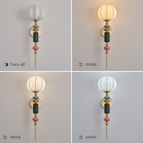 White Fabric Shade Modern Wall Scone Indoor Wall Light Fixtures - Image 7