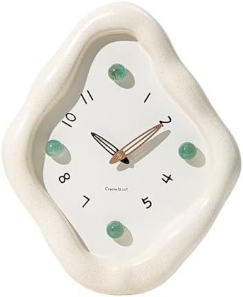 JUSTUP 12 Inch Modern Wall Clock, Creative Rhombus Battery Powered Clock by Justup