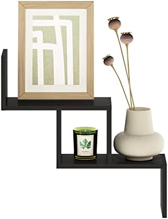 Furinno Rossi Wall Mount Floating Ladder Shelf by Furinno-FitsYourSpaceFitsYourBudget