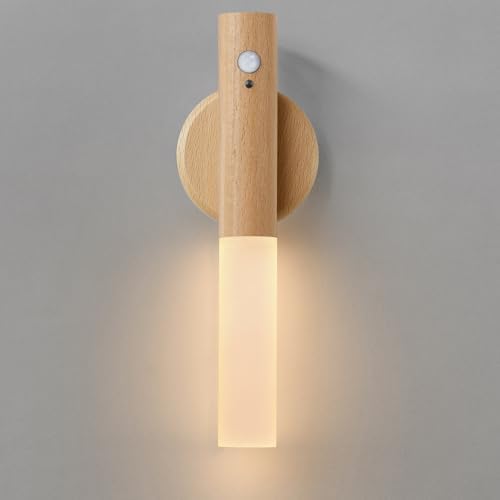 Montford Battery Operated Wall Sconces, Motion Sensor Night Light Magnetic Wall by Montford