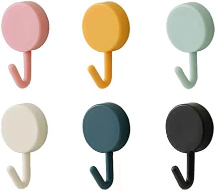 6 Pack Adhesive Hooks Cute Utility Hooks, Key Hooks by DHDestined+Fateful