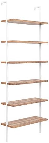 Nathan James Theo 6-Shelf Tall Bookcase, Wall Mount Bookshelf - Image 7