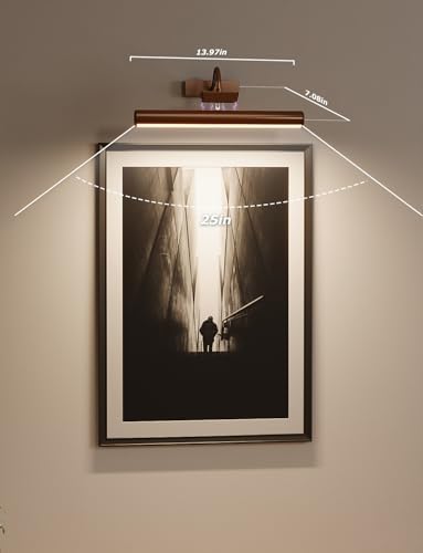 13" Wireless Picture Lights for Wall, Rechargeable Art Light - Image 4