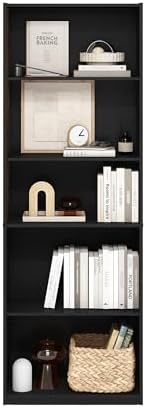 Furinno GEHRY Book Shelf, 5-Tier Bookshelf - Image 4