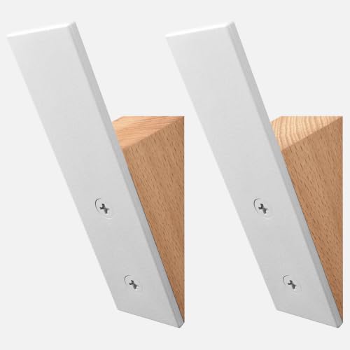Homeforia Beachwood Coat Hooks, High-End Wood & Metal by Homeforia