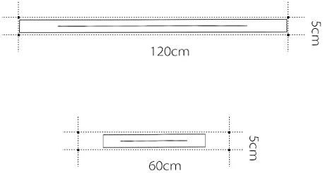 Ultra-Thin Linear Wall Lamp, Rectangular Metal Strip Wall Sconce - Image 4