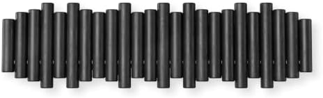 Umbra Picket Coat Rack, Wall Mount 8 Flip-Down Coat Hooks - Image 2