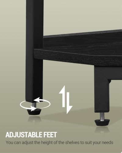 Hzuaneri Corner Shelf Stand 7-Tier Corner Bookshelf Storage Standing Shelf - Image 7