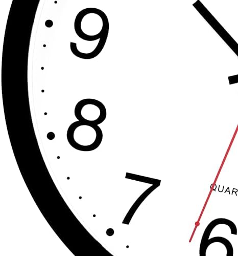 Foxtop 14 Inch Wall Clock Silent Battery Operated Analog Clock - Image 5