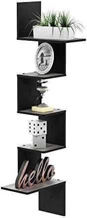 Furinno Rossi 5-Tier Corner Floating Shelves - Image 6