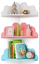 Cloud Floating Corner Shelves by Beskadi