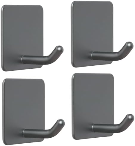 FOTYRIG Adhesive Towel Hooks Stick on Towel Hanger Wall Hooks Waterproof by FOTYRIG