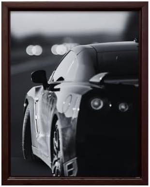InkFlow Posters Brown & White Automotive Canvas Poster by InkFlowPosters