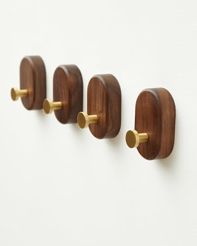 Wood Coat Hooks Wall Mount by Vinoil