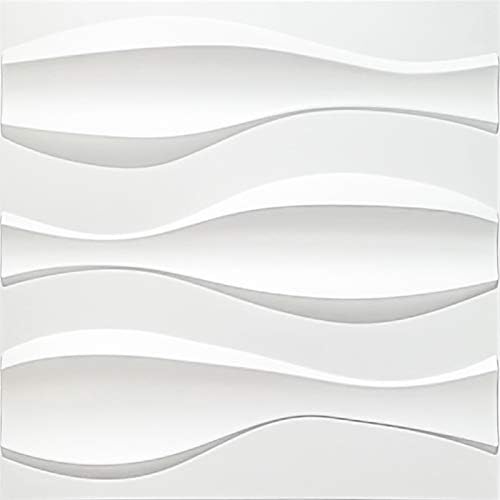 Art3d 19.7" x 19.7" Wall Panel Wave by Art3d