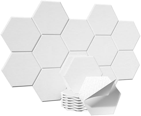 Acoustic Panels, Magrowill 12-Pack Soundproof Wall Panels 12 X 10 X 0.4 Inches by Magrowill