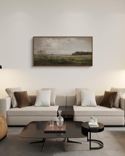 InSimSea Extra Large Framed Vintage Wall Art, Rustic Landscape - Image 2