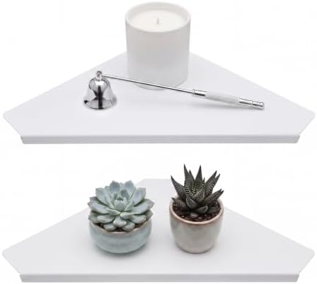 Small Corner Floating Shelf Wall Mounted by DIZENDAMAI