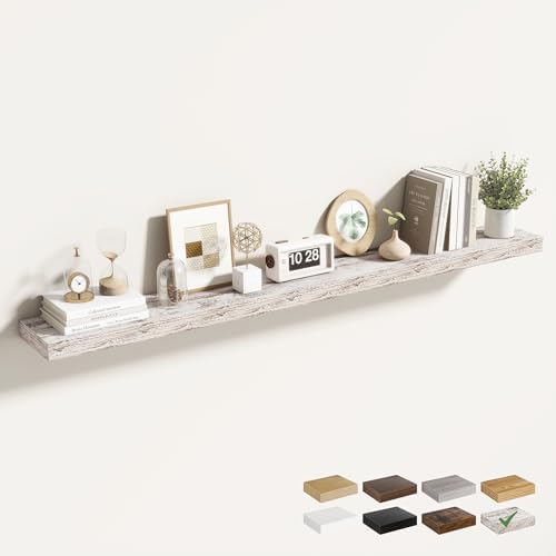 Acovy 55 Inch Floating Shelves for Wall 1 Pack, Wall Mounted Floating Shelf by Acovy