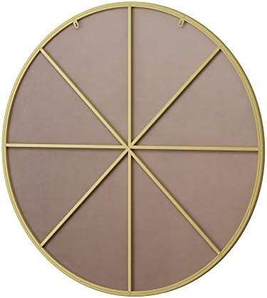 HARRITPURE Round Mirror 42 Gold Wall Mounted Circle Mirrors - Image 5