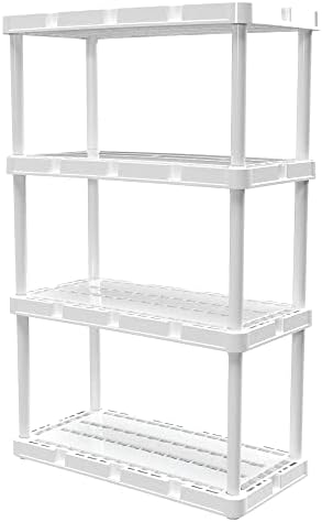 Gracious Living Knect-A-Shelf 4 Shelf Light Duty Rack, 3 Pack - Image 6