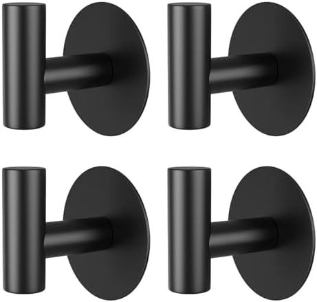 Self-Adhesive Coat Hooks, Stainless Steel Heavy Duty Wall Hooks, Towel Hooks by VINHOLD