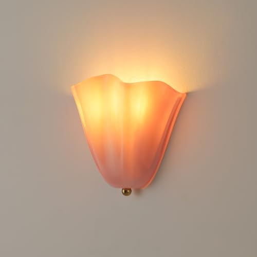 Flower Glass Wall Sconce, Decorative Wall Light - Image 4