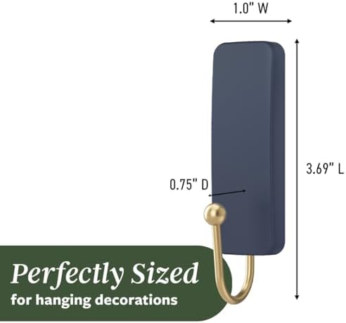 Command Medium Hooks, 4 Hooks, 6 Strips - Image 2