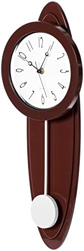 Clockswise Bulk Set of 10 PC Modern Grandfather Brown Oval Pendulum - Image 3