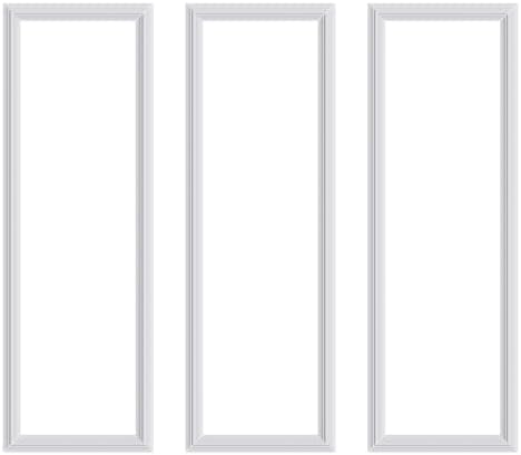 3 Set Panels Peel and Stick Premade Wainscoting Accent Wall Panels by KTINITK