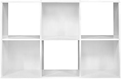 ClosetMaid Cubeicals 6 Cube Storage Shelf Organizer Bookshelf, Vertical or - Image 4