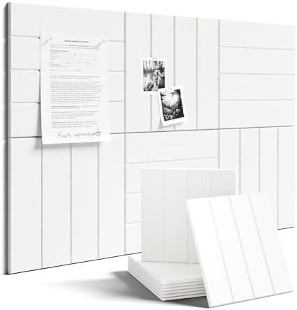 Fluxynara Felt Bulletin Board & Cork Board Alternative, Milky White by FLUXYNARA