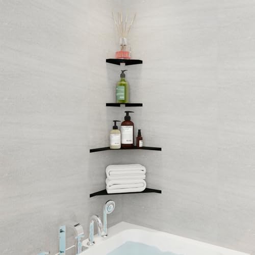 Corner Shelf, 3.0mm Aluminum Alloy Corner Shelf Wall Mounted, - Image 2