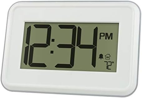 La Crosse Technology 513-113W Digital White Wall Clock - Image 2