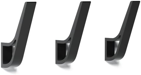 Coat Rack Hooks Wall Mounted Hold 50 lbs, Bath Towel Rope Large Hooks by KYOEON