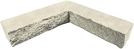 GenStone Faux Stacked Stone Inside Corner Ledger 12" x 2" x 3.5" in Vanilla by GenStone