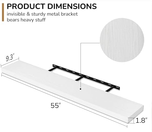 Fun Memories 55 Inch Floating Shelves - Image 3