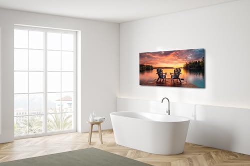 Lasdel Calm Lake Landscape Wall Art - Image 5