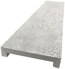 GenStone Faux Stacked Stone Wall Cap 48" x 10" x 2" in Arctic Smoke Color - Image 2