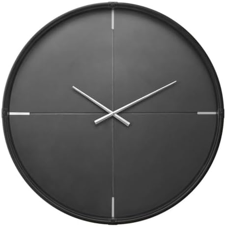 Pemberly Row 30" Oversized Wall Clock, Minimalist Contemporary Design, by PEMBERLYROW