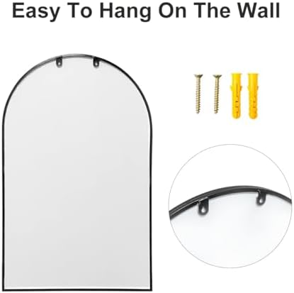 Dewfig Arched Wall Mirror - Image 6