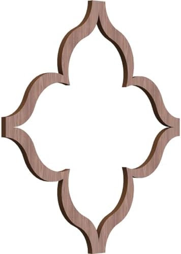 15 3/8"W x 15 3/8"H x 3/8"T Medium May Decorative Fretwork Wood Wall Panels by EkenaMillwork