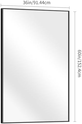 BONEWEI Bathroom Mirror, 60x36 inch Large Wall Mirror - Image 7