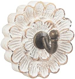 dwellington Distress Wood Flower Coat Hooks by dwellington